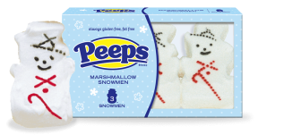 Peeps Snowmen 3-pack 42g x 24st