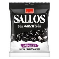 Sallos Mjuk S&ouml;t-Salt Lakrits 200g x 20st godis grossist