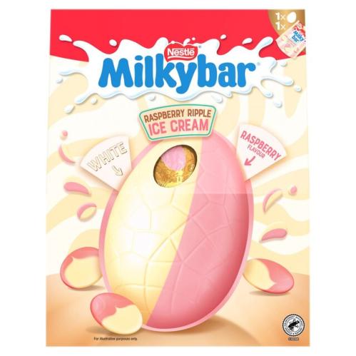 Milkybar Raspberry Ripple Giant Egg 236g x 4st