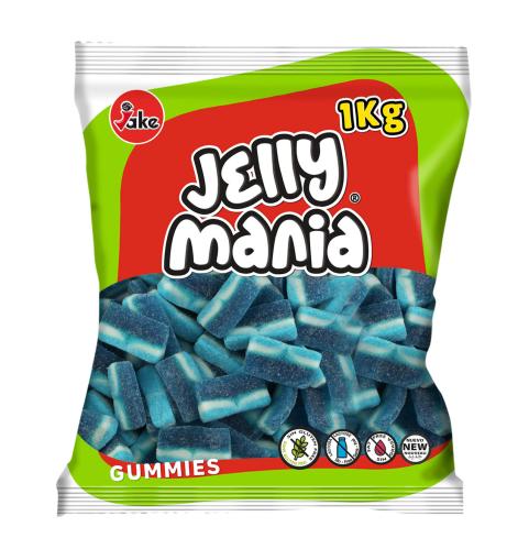 Jake Jelly Mania Sour Blue Raspberry 1kg