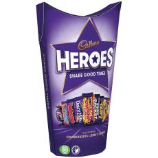 Cadbury Heroes Chocolate Carton 290g x 6st