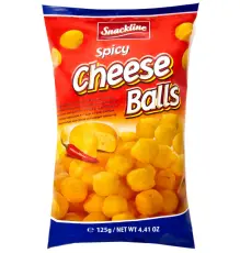 Snackline Spicy Cheese Balls 125g x 20st