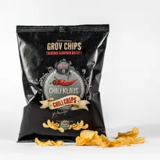 Chili Klaus Chips Vindstyrke 8 150g x 15st