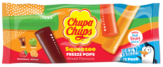 Chupa Chups Squeezee Freeze Pops 12-pack x 15st