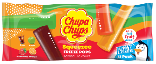 Chupa Chups Squeezee Freeze Pops 12-pack x 15st