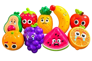 Squishy Fruit x 12st godis grossist
