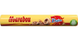 Marabou Mj&ouml;lkchoklad med Daim Rulle 67g x 28st godis grossist