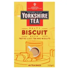 Yorkshire Tea Biscuit Brew Tea Bags 40st x 4st