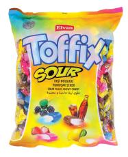 Elvan Toffix Sour 800g godis grossist