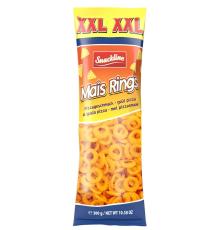 Snackline Majsringar Pizza XXL Bag 300g x 18st