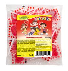 Woogie Hj&auml;rtformade Klubbor (Hallon) 175g x 20st