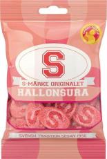 S-M&auml;rke Hallonsura 80g x 18st godis grossist