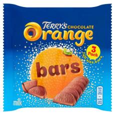 Terrys Chocolate Orange Bars 3-pack 105g x 16st