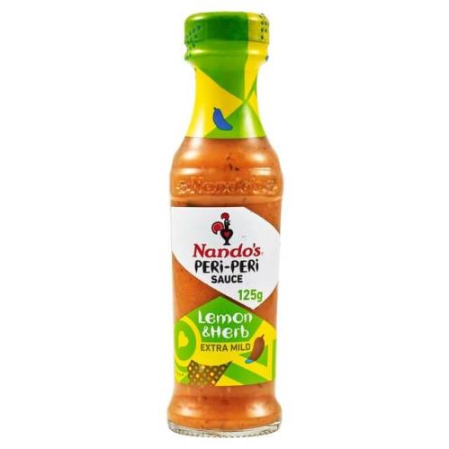 Nandos Lemon & Herb Peri Peri Sauce 125g x 6st