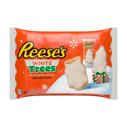 Reeses Peanut Butter Trees White Snack Size 272g