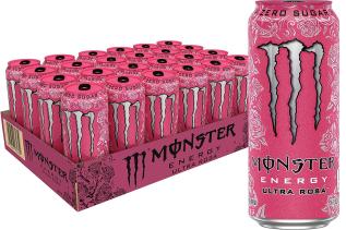 Monster Energy Ultra Rosa 500ml x 24st (helt flak) godis grossist