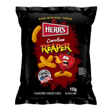 Herrs Carolina Reaper Flavoured Curls 70g x 18st