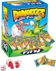 Fini Dino Eggs Bubblegum 200st godis grossist