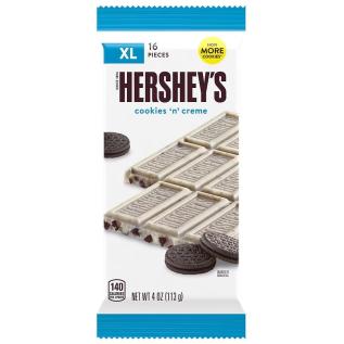 Hersheys Cookies n Creme XL Bar 113g x 12st godis grossist