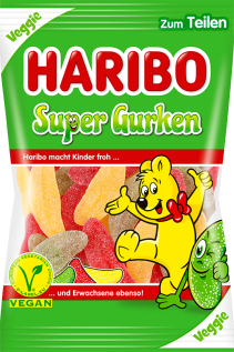 Haribo Super Gurken 175g x 15st godis grossist
