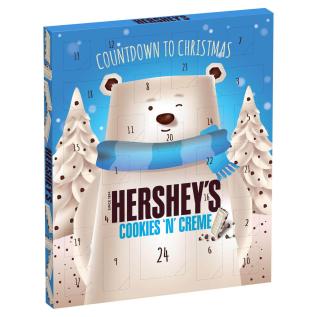 Hersheys Cookies N Creme Adventskalender 205g x 9st godis grossist