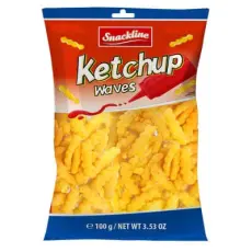 Snackline Ketchup Waves 100g x 25st