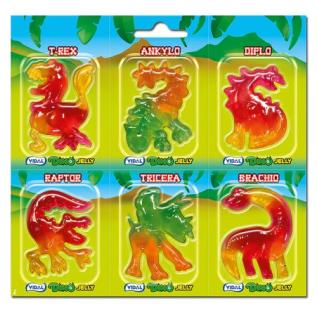 Vidal Dino Jelly 6-pack 66g x 11st godis grossist