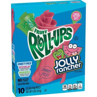 Fruit Roll-Ups Jolly Rancher 141g x 10st godis grossist
