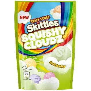 Skittles Squishy Cloudz Sourz 94g x 18st godis grossist