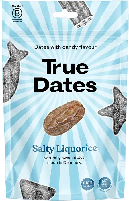 True Dates Salty Liquorice 100g x 12st